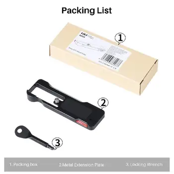 

Base Plate Mount for Sony ZV1 Vertical Shooting Bracket Vlog Mount with Cold Shoe for Microphone Led Light