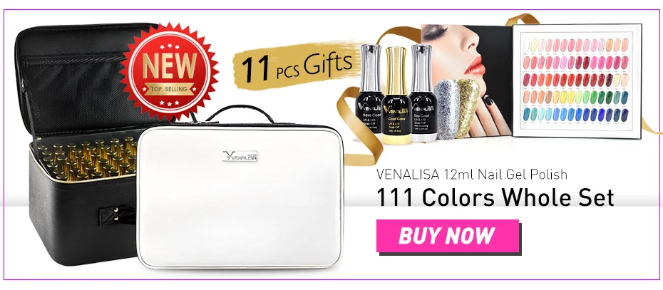 10 Stück/Set VENALISA Gel-Nagellack VIPKit 12ml Aushärtbarer UV-LED-Gel, Organisch, Geruchlos, Ungiftig, Geruchsneutraler Nagellack – Detail 1