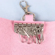 Jie qing, стиль, мужская и женская сумка для ключей от машины, настраиваемая креативная сумка для ключей, напечатанный логотип, застежка-защелка, ПУ