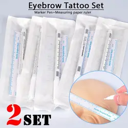 Makeup White Tattoo Marker Microblading Accessories Surgical Skin Marker Pen Eyebrow Tattoo