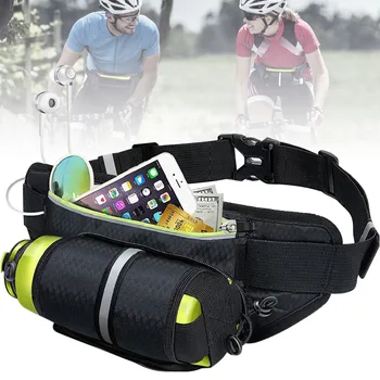

Sports Waist Fanny Bag Bicycle Pack Belt Cycle Water Bottle Pouch Running Waist Bags for Outdoor Cycling Running XR-Hot