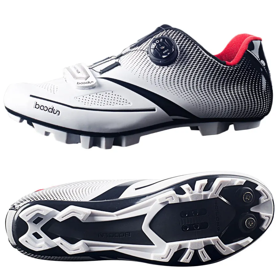 

MEN Cycling Shoes MTB Shoes Bike Shoes sapatilha ciclismo mtb White Black color