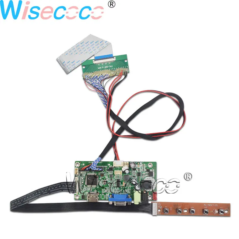 Controller Board 12,3 дюймовый 1000 нит ЖК-дисплей 1920*720 ips дисплей+ емкостная сенсорная панель дигитайзер 8:3 с LVDS HDMI VGA плата водителя для автомобиля - Цвет: Controller Board