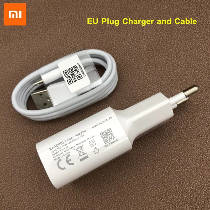 Оригинальное дорожное настенное зарядное устройство Xiaomi с USB 5 В 2 А адаптер