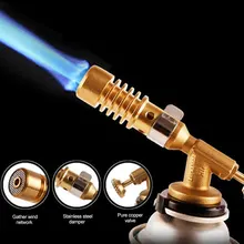 Chalumeau à souder Portable, pistolet à gaz, cuivre, Butane, brûleur de gaz, chauffage, pour outils de Camping en plein air