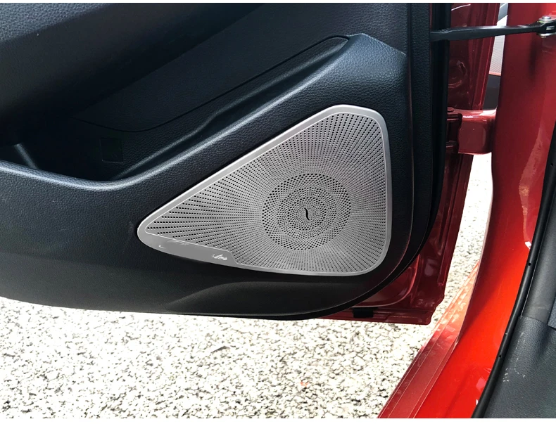 Автомобильный Дверной динамик аудио кольцо Крышка отделка автомобиля Стайлинг для Toyota Corolla громкий динамик Чехлы внутренние части
