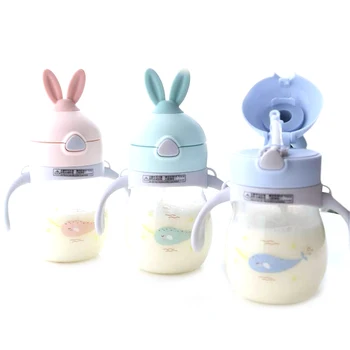 

PC Baby Bottle Anti Colic Air Vent Wide Neck Natural Nursing Feed Bottle BPA Free 320ml BabyCare Bottle Free Hand Bottle Holder