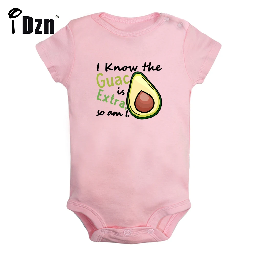 

Little Cutie Baby Boys Girls Bodysuit I Know the Guac Is Extra so am i Funny Clothing What's Your Superpower Rompers Jumpsuit