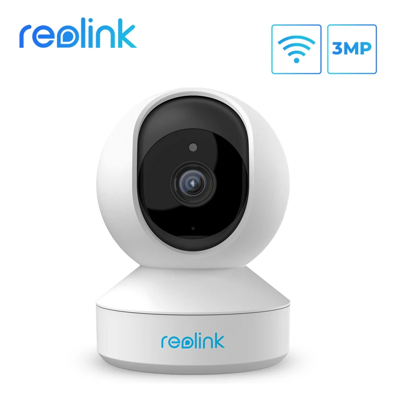 Reolink, 3MP, Full HD, панорамирование/наклон, wifi камера, белый, детский монитор, 2,4G, домашняя, для безопасности, видео, IP камера E1