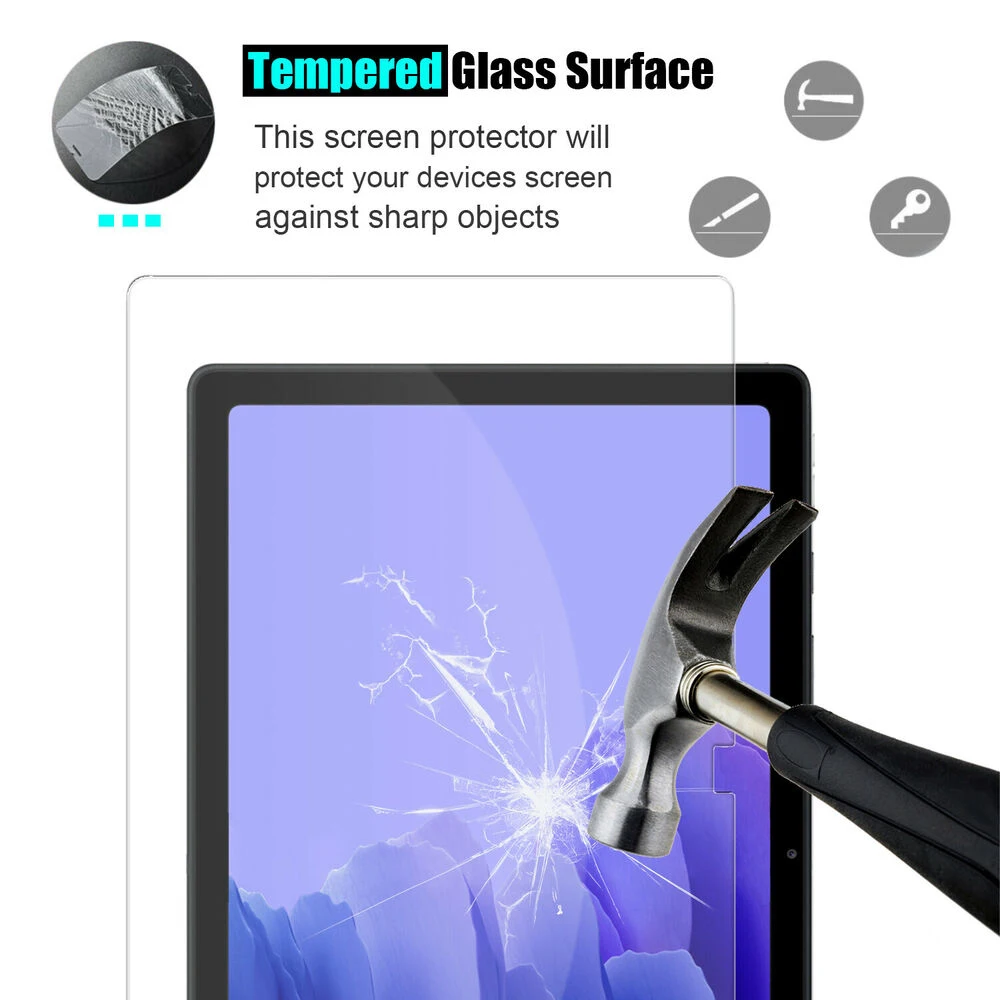 Tempered Glass Screen Protector For Samsung Galaxy Tab S7 S6 lite S5E S8 Tab A7 A 8.0 8.7 10.1 10.4 10.5 11 2021 2020 2019 2022