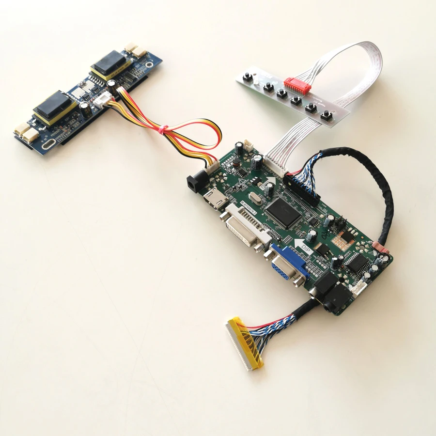 Подходит для клавиатуры LM220WE1 LM220WE3 VGA DVI 4CCFL 1680*1050 LVDS 30 контактов + кабель 22 &quotM.NT68676