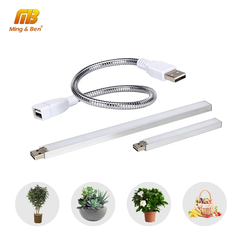  USB LED Plant Light Full Spectrum 3W 5W DC 5V Flexible Grow Lights Phyto Lamp For Garden House Flow - 33008464235