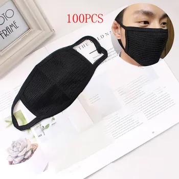 

Anti Dust Mask Anti Pollution Mask Elastic Earloop Face Mouth Masks Anti-dust Black Mouth Mask Unisex Cotton Face Mouth Masks