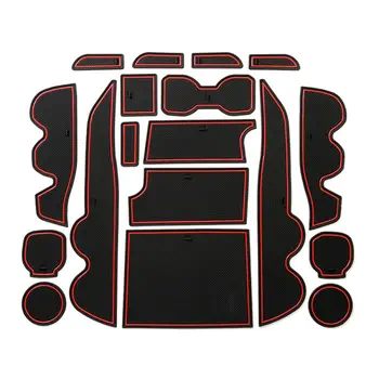 

18Pcs Armrest Storage Box Center Console Liner Pad For Tacoma Parts Set