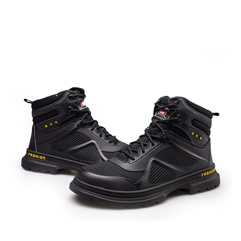 Mens Safety Shoes Work Shoes Steel Toe Lightweight Breathable Warehouse