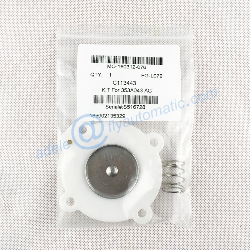 C113443 мембранные ремонтные комплекты для ASCO G353A041 G353A042 импульсный клапан