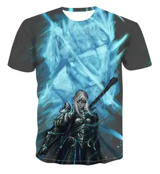 

2020 hot new 3D design color cartoon character print summer short sleeve fashion trend mix and match handsome s-6xl