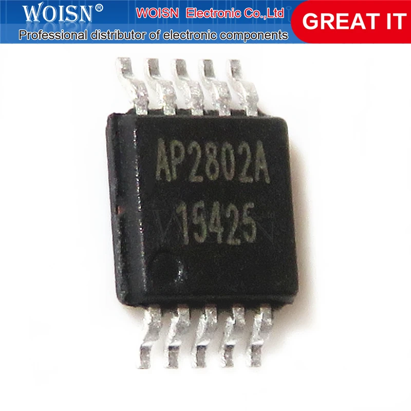 1 шт./лот AP2802IME-ADJ AP2802 2802 MSOP-10 в наличии | Электронные компоненты и принадлежности