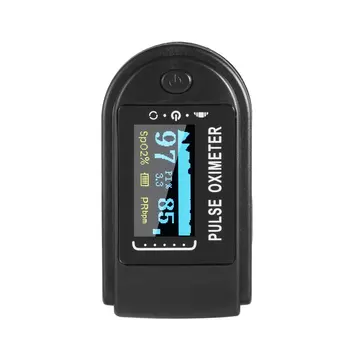 

In Stock! Portable Finger Oximeter Fingertip Pulsoximeter Pulse Oximeter Blood Pressure Pulse Heart Rate Monitor Without Battery