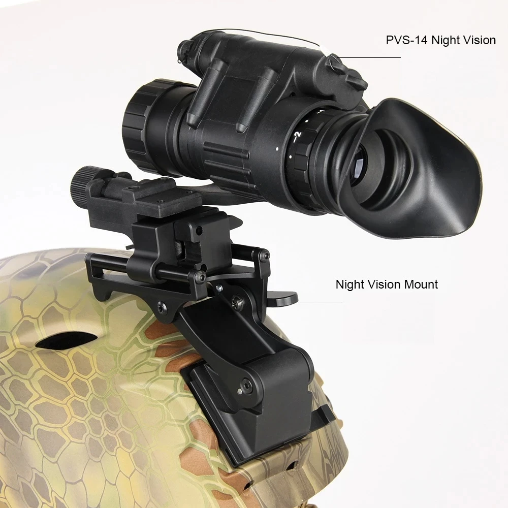 

PVS-14 Digital Night Vision Scope Monocular Goggles Infrared IR 200M Riflescope Head-mounted with Mount Night Vision Rifle Scope