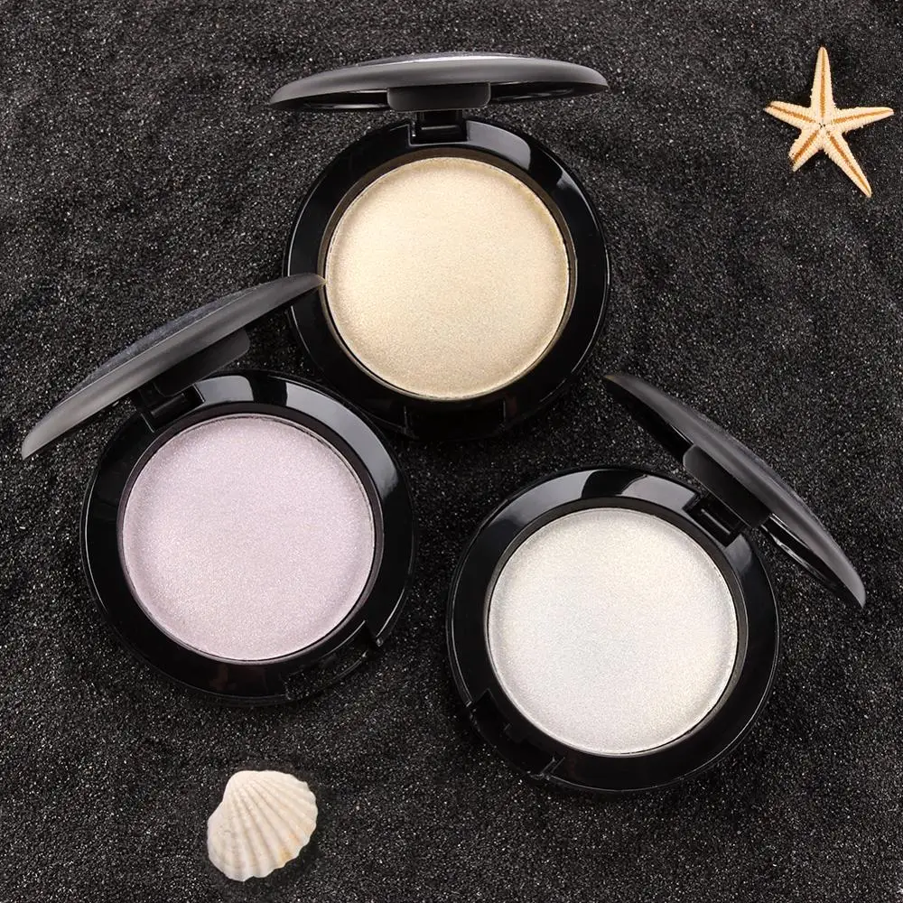 Natural Highlight powder Face Powder Mineral Foundations Oil control Brighten Concealer Whitening Make Up Pressed Powder 4