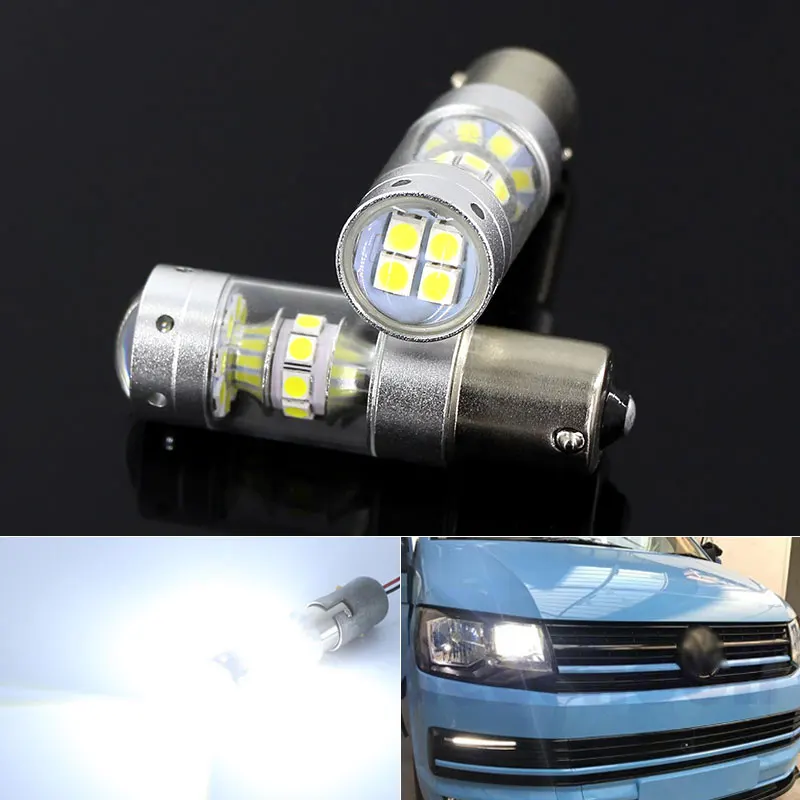 Светодиодная лампа Canbus 6000K для Volkswagen VW T5 T5.1 T6 дневные ходовые огни 2 шт. |