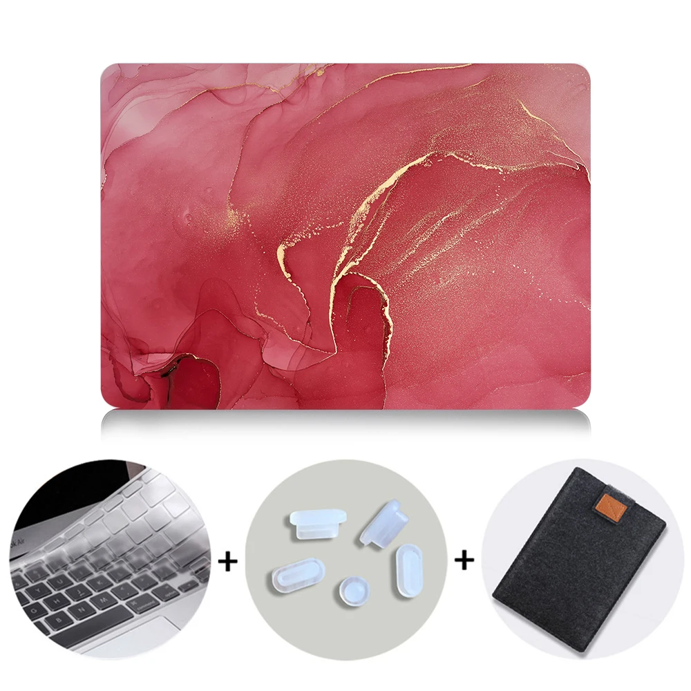MB09 MTT Мрамор чехол для ноутбука Macbook Air Pro retina, возрастом 11, 12, 13, 15 с сенсорной панелью жесткий чехол для macbook pro 13,3 дюймов чехол для ноутбука Funda - Цвет: MB09