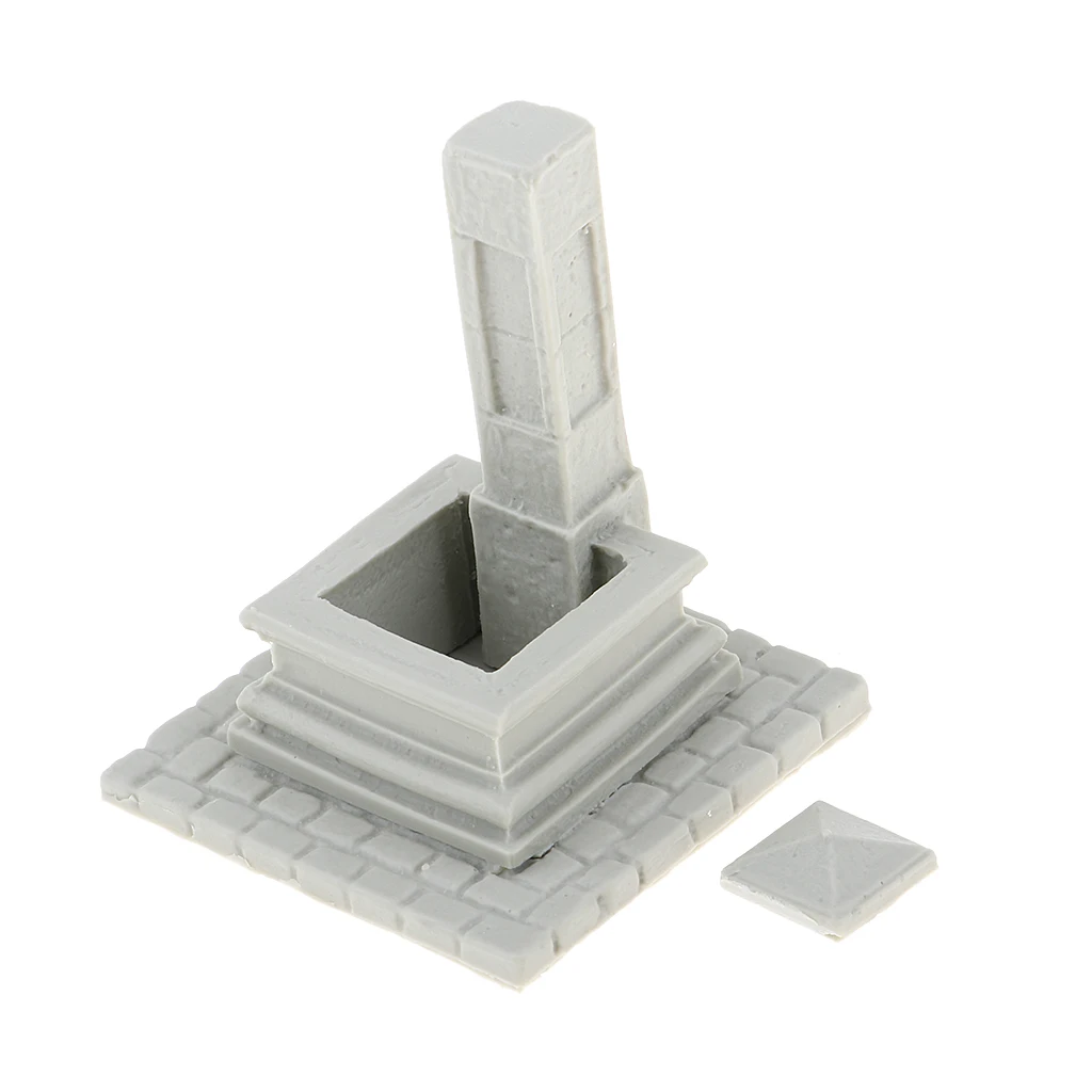 1/35 Garden Street Well Miniature - Paint By Yourself - Mini Resin Model Kit