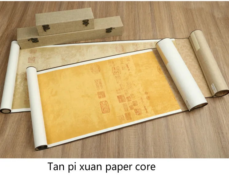 escrita xuan papel arcaico arroz-papel chinês pintura meio maduro arroz papel
