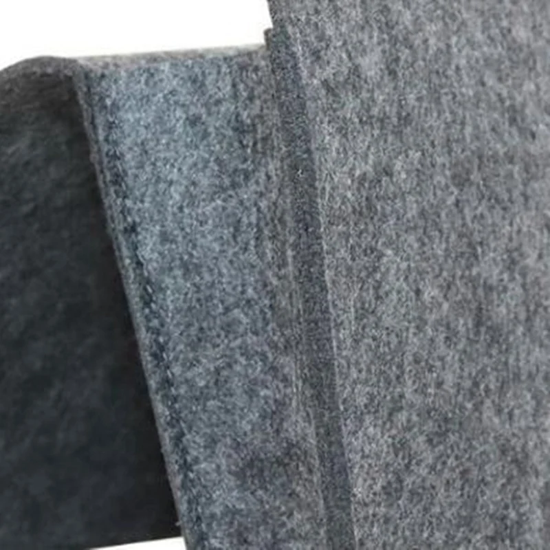Felt Bedside Storage Bag Large Capacity Portable Household Storage Organizer Bag With 2 Small Pockets For Magazine Cellphone