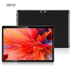 Tablette de 10 et 10,1 pouces pour Android 10.0, avec 3G, 4G, Google Play, reçoit et émet les appels comme un téléphone, nouvelle version d'écran de tablettes en verre trempé, avec GPS, Bluetooth, WiFi 