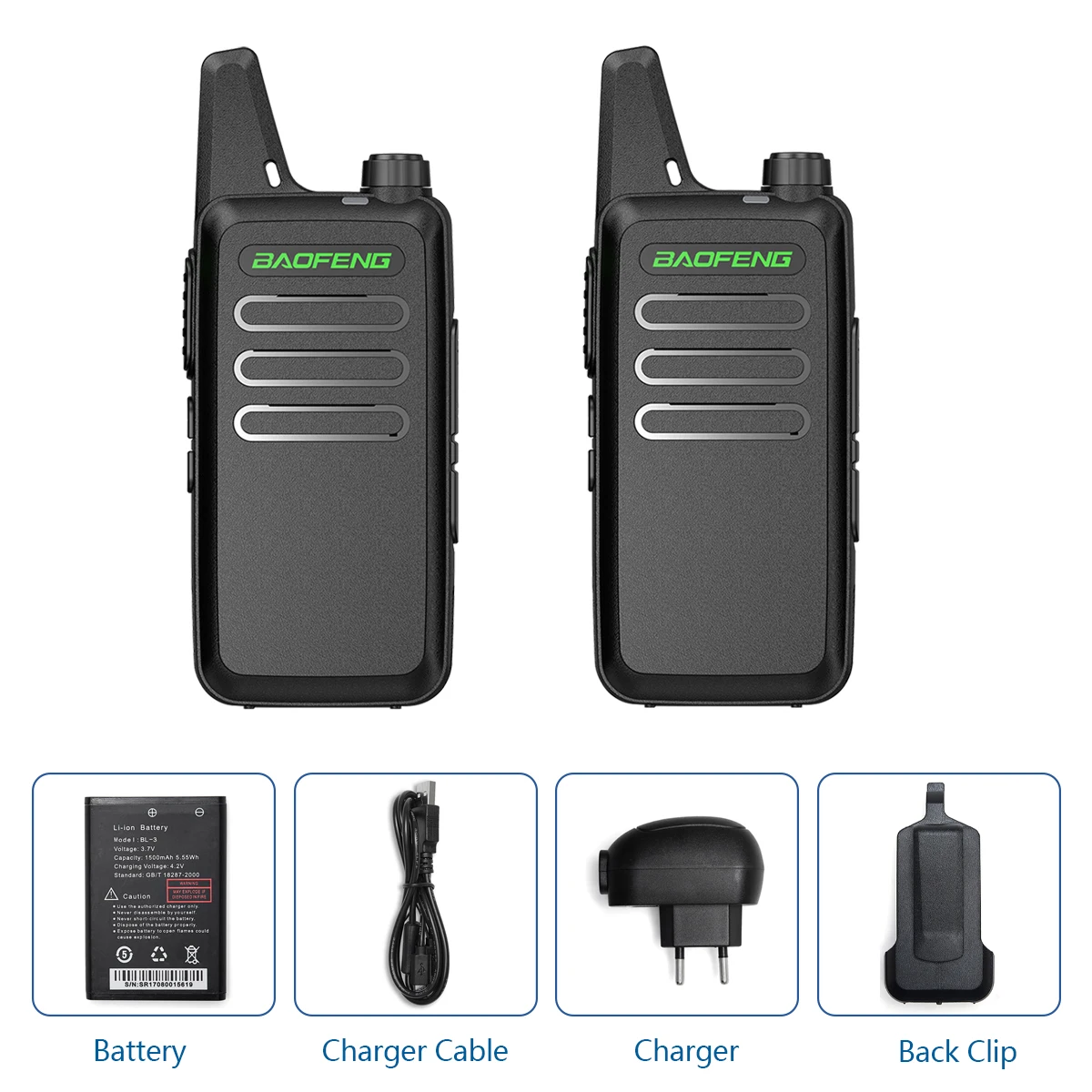 1/2/4/6 Mini Walkie Talkie BF-T20 5W Child Kids CB Radio Transceiver Clear Signal UHF Talki BF-888S Ham Radio Station 