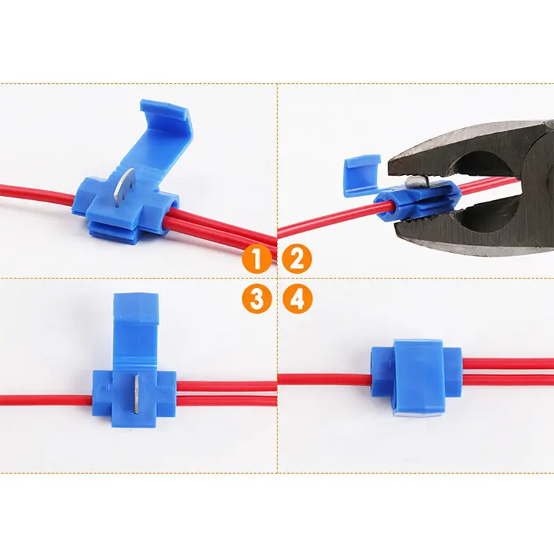 Scotch Lock Wire Connector 10/20/30PCS Without Breaking Cable Insulated Line AWG 22-10 Crimp Quick Splice Electrical Terminals - Image 3