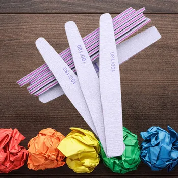 

10 Pcs Nail Sanding Files Polish Buffer Block Manicure Pedicure Tips Nail Files Tools Gel Nail Polishing Strip Purple