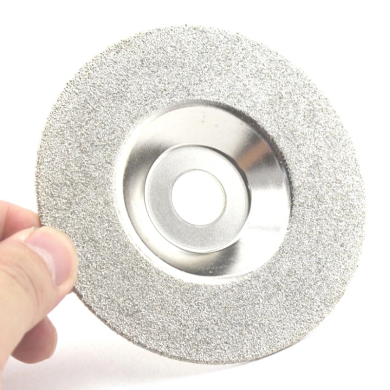 4" 60Grit Diamond Coated Grinding Disc Wheel For Angle Grinder Coarse Glass Lapidary Saw Blades Rotary Abrasive Tools NEW