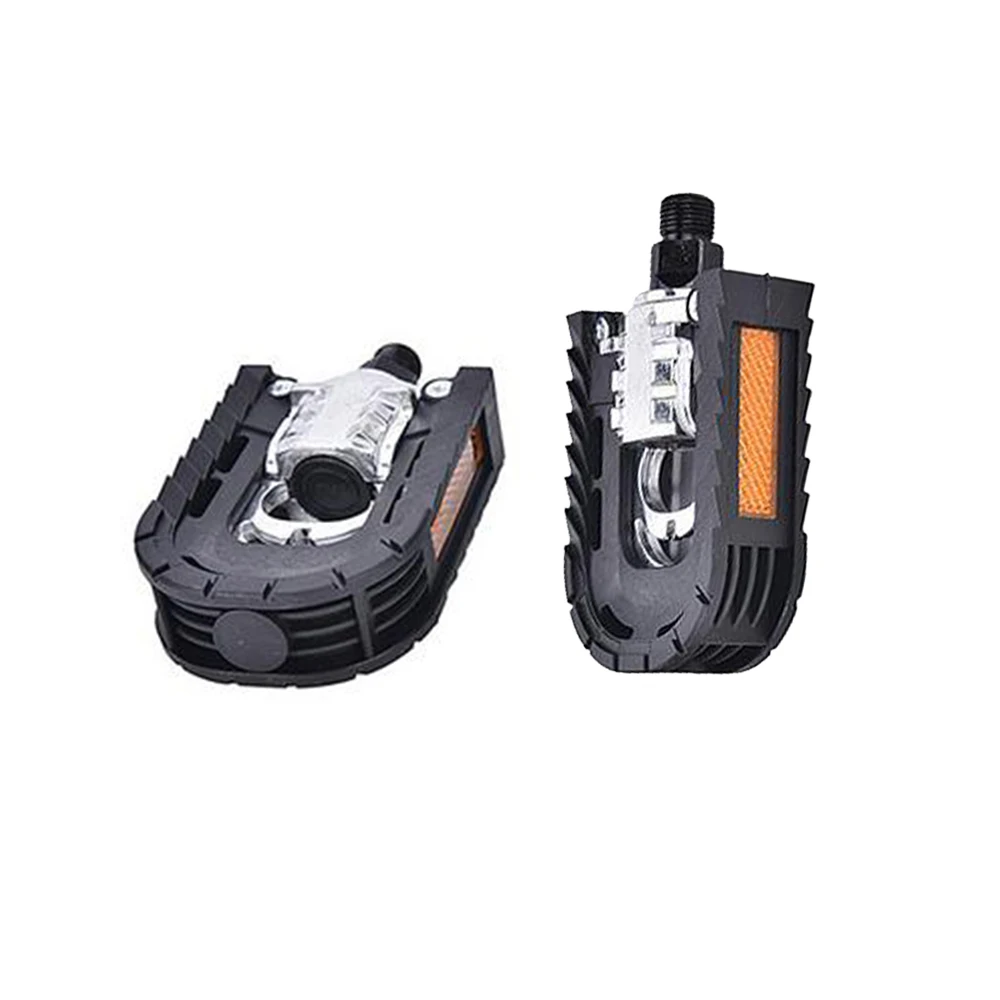 Pédales De Vélo En Fibre De Carbone - Antidérapantes - Universelles VTT/Route - Compatibles Shimano