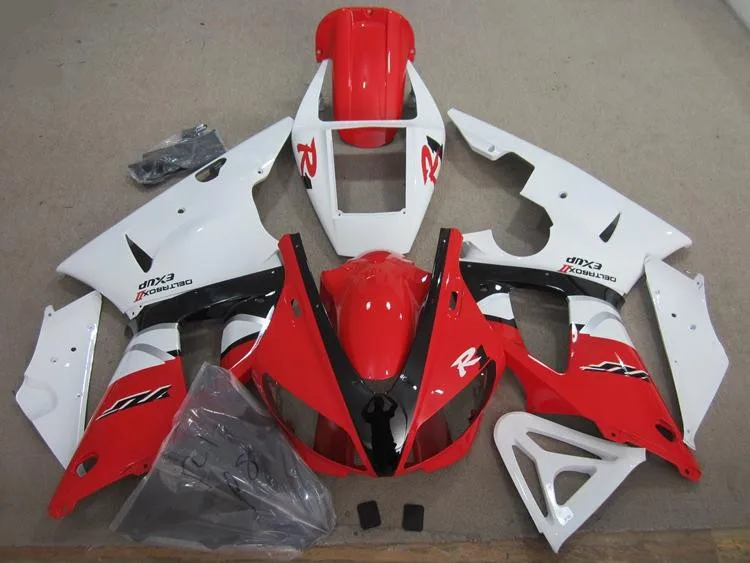 

New ABS Full fairings Kit Fit for Yamaha YZF-R1 YZF1000 R1 1998 1999 98 99 fairing set bodywork hot sales red white