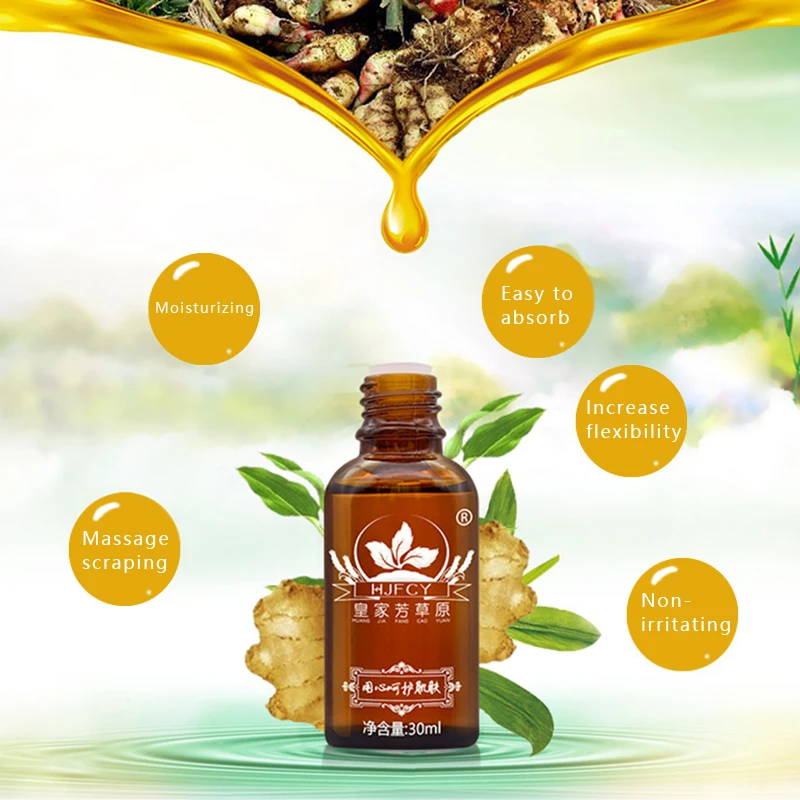Natural Plant Therapy Lymphatic Drainage Ginger Oil Anti Aging Lymphatic Drainage Ginger Oil Body Massage Oils Detox Oil 30ml