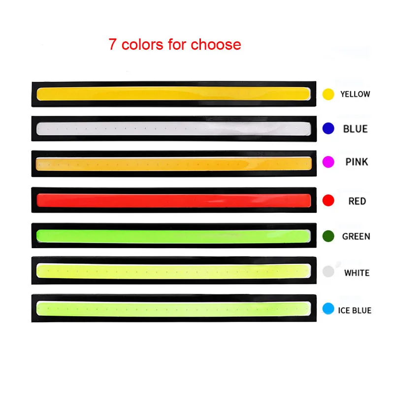 1 шт. универсальный дневной ходовой свет фары COB DRL светодиодный фары автомобиля внешние Авто водонепроницаемые наклейки для авто