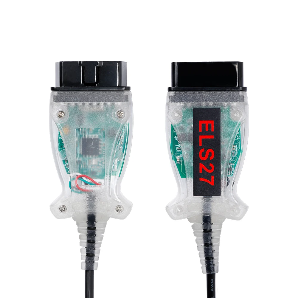 OBD2 V2.3.8 ELS27 для сканирования зеленой печатной платы PIC24HJ128GP+ FTDI Mircochip Многоязычная работа ELM327& J2534 pss-thru для Mazda FoCOM - Color: ELS27