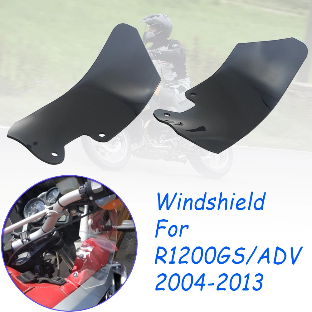 

Motorcycle Windshield Windscreen Wind Deflector HandShield Handguard For BMW R1200GS R 1200 GS R1200 ADV K51 Adventure 2004-2012