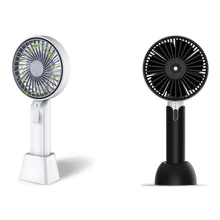 Portable Fan 5 Speed Electric Personal Fan with Base Strong Wind 2000Mah White & Handheld Fan Battery Operated 1200Mah