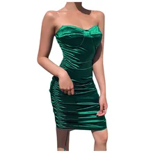 2020 Primavera Verano moda Vintage mujeres elegante verde Sexy cuello en V sin mangas delgado Vestido cómodo elegante Vestido de fiesta Vestido