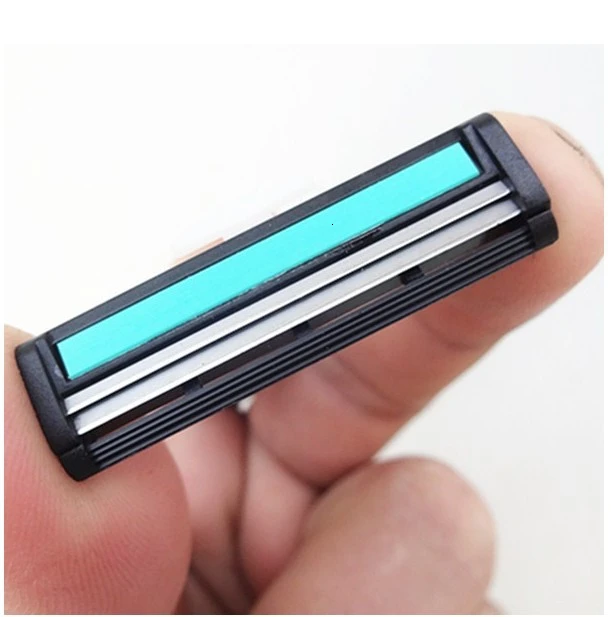 Manual Man Shaving Razor Safety Razor Double Layer Razor Body Face Shaving Razor Tool Blades For Standard Beard Shaver Trimmer