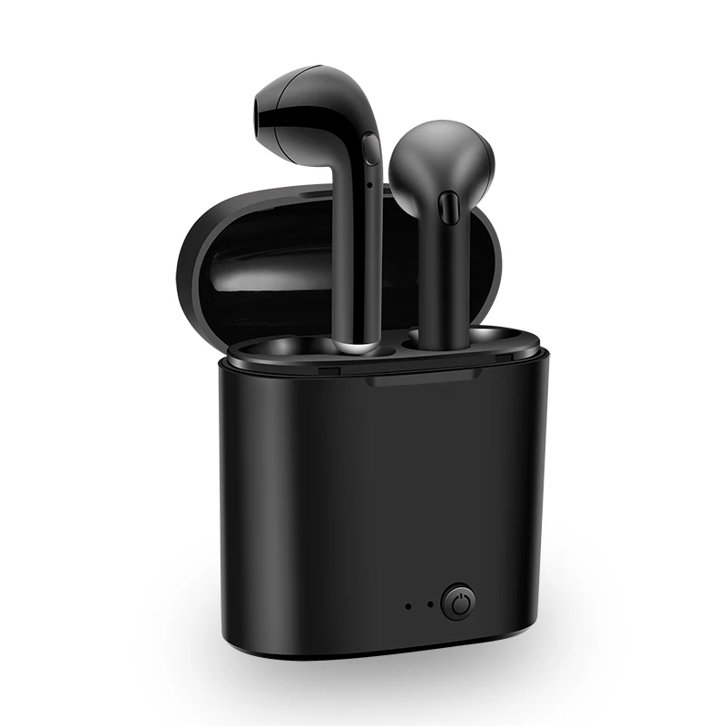 LIGE новые TWS Mini Bluetooth 5,0 наушники стерео бас беспроводная гарнитура наушники с микрофоном для телефона xiaomi samsung - Цвет: black