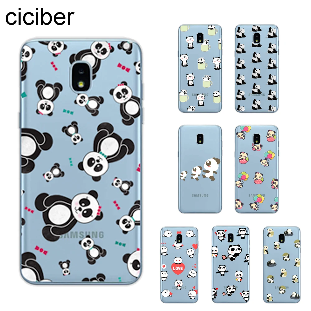 

ciciber Panda Cover For Samsung Galaxy J8 J7 J6 J5 J4 J3 J2 J1 Pro Core Plus Prime mini 2017 2018 2016 Phone Cases Soft TPU Capa