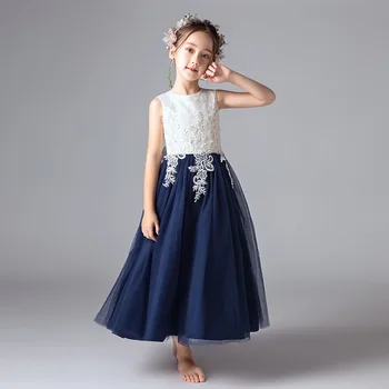 

Vintage Children Dresses For Wedding Girls Dress Flower Embroidery Dress For Girls Princess Kids Dresses For Girls Causal Wear