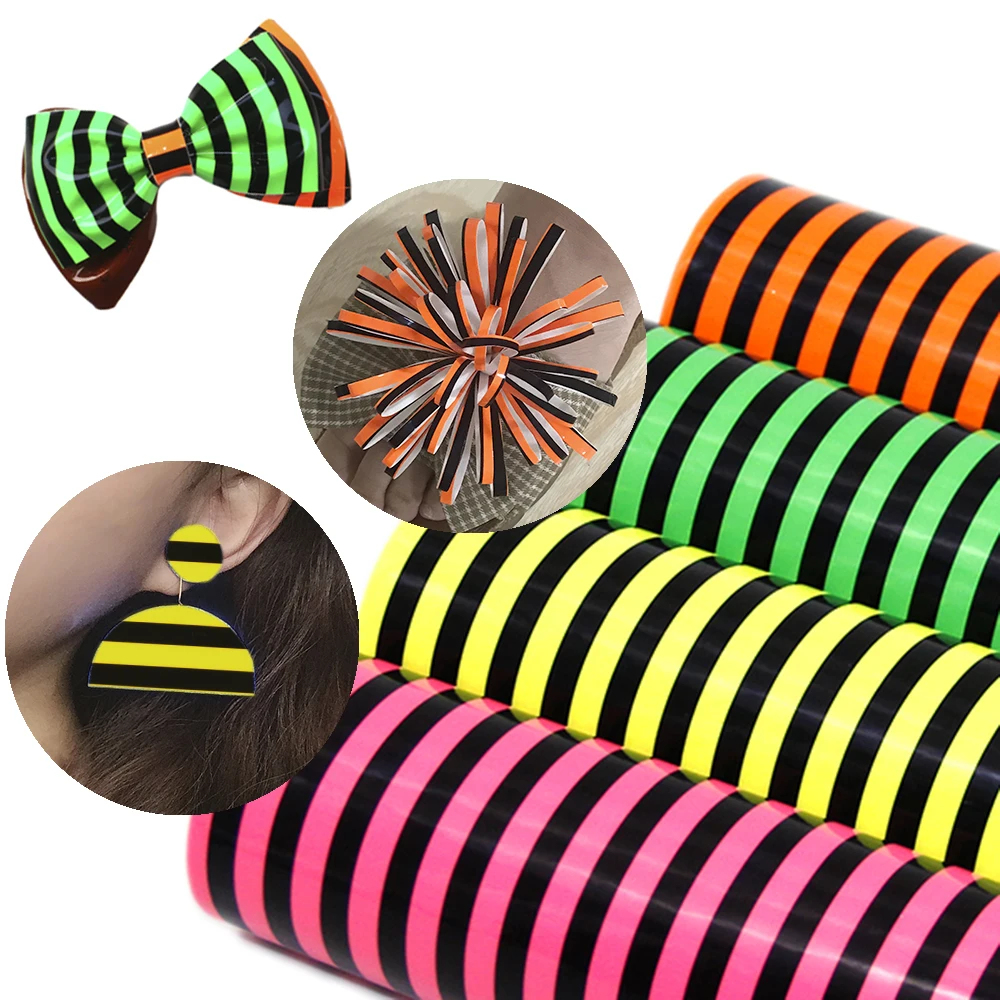 David accessories 20*34 см рождественские Stripesd из искусственной кожи в стиле пэчворк для волос с бантом, Сумки материалы ручной работы DIY, 1Yc7698