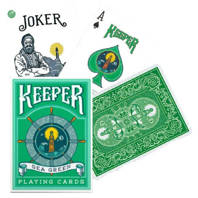 Ellusionist Keeper Sea Green игральные карты велосипедная колода USPCC коллекционная покерная