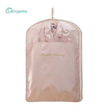 

4Pcs/Set Hanging Storage Bag Clothes Organizer Home Wardrobe Closet Organizer Down Jacket Coat Dust Cover Hanging Clothes Bag